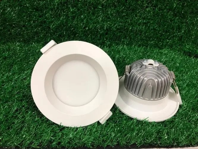 Die casting LED COB downlight heatsinks real photos