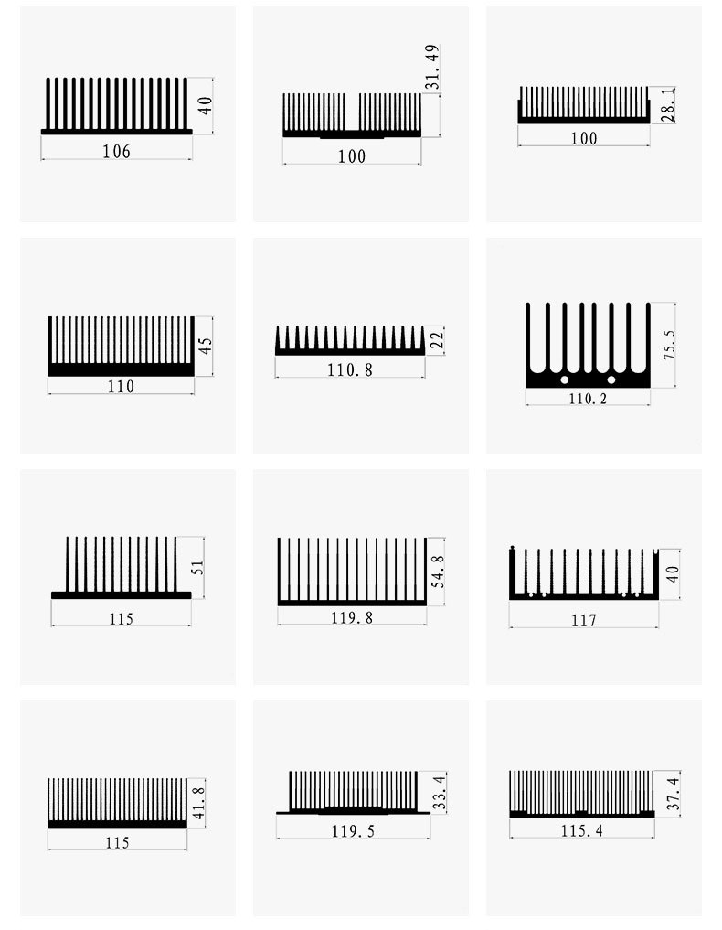 aluminum heatsink specification aluminum heatsink specification
